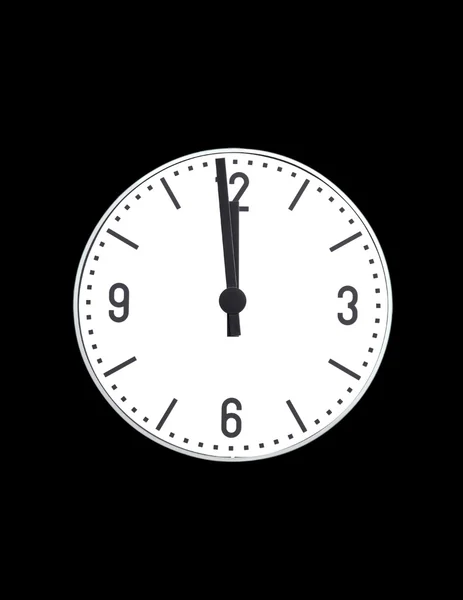 Twee minuten voor twaalf, tijd om te opschieten, de deadline — Stockfoto