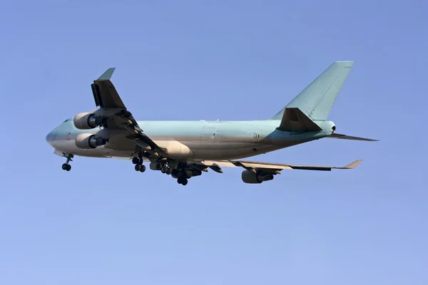 Landning av flygplan — Stockfoto