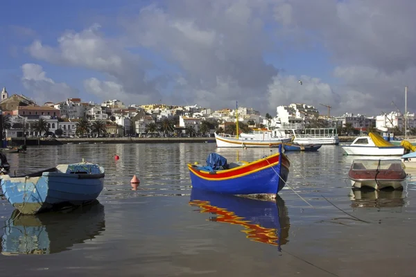 Hafen von lagos in portugal — Stockfoto