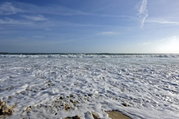 Océano Atlántico en Portugal al atardecer — Foto de Stock