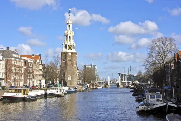 City scenic from Amsterdam in the Netherlands — Stock Photo, Image
