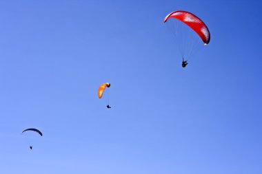 Paragliding clipart