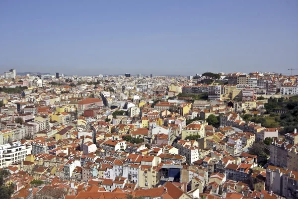 Lisbon with ocean — Stockfoto