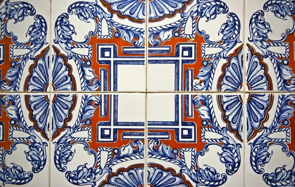 Patrón de azulejos en Portugal — Foto de Stock