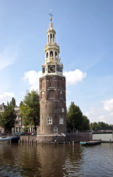 Westerkerk en Amsterdam los Países Bajos —  Fotos de Stock