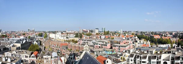 Panorama innercity Amsterdamu v Nizozemsku — Stock fotografie