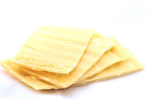 荷兰奶酪上白色隔离 — 图库照片