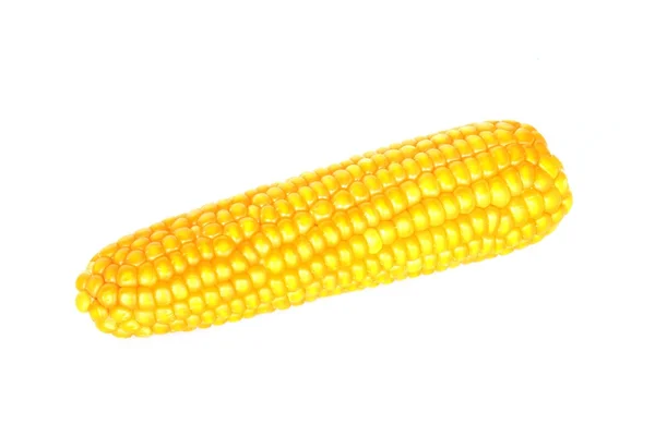 Mazorca de maíz aislada en blanco —  Fotos de Stock