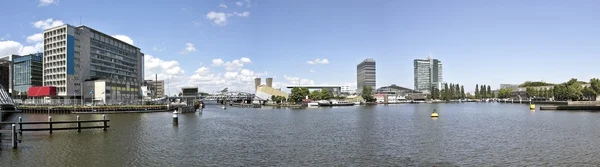 Panorama de Amsterdam en los Países Bajos — Foto de Stock