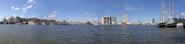 Panorama de Amsterdam en los Países Bajos — Foto de Stock