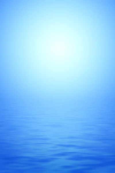 蓝水背景 — 图库照片