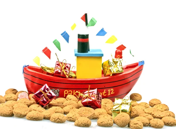 Steamboat from santa claus — Stock Photo, Image