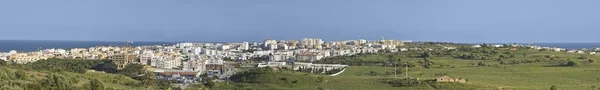 Panoramautsikt på Portimão stad och hamnen i algarve i portugal — Stockfoto