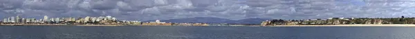 Vista panorâmica da cidade de Portimão e porto do Algarve em Portugal — Fotografia de Stock