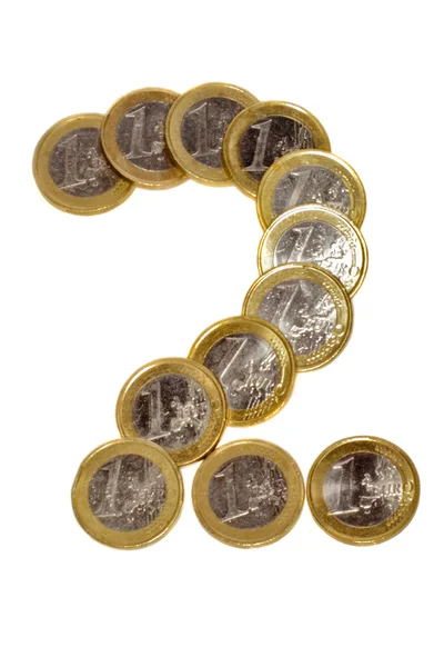 Két érmét készült a szám — Stock Fotó
