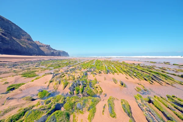 Südwestküste von Portugal am Atlantik - unberührte Natur — Stockfoto