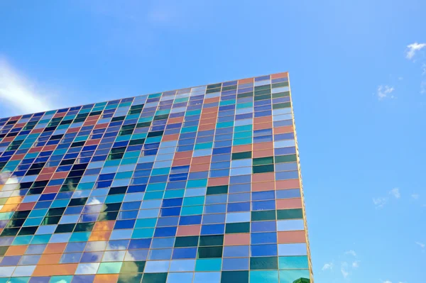 Цветное здание — стоковое фото