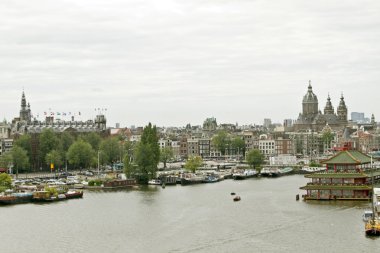 Hollanda, Amsterdam 'dan şehir manzarası