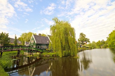 Beautiful countryhouse in the Netherlands clipart