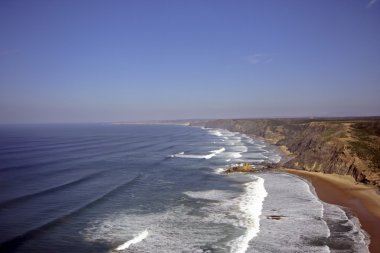 ünlü plaj praia da rocha algarve Portekiz