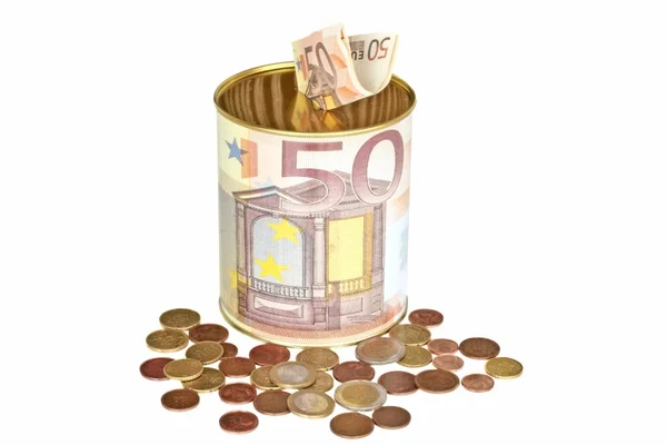 Ahorro en euros — Foto de Stock
