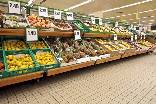 Fruit in markt — Stockfoto