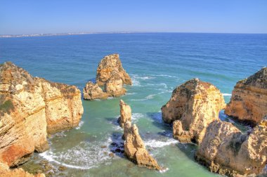 algarve Portekiz lagos yakınındaki güzel southcoast