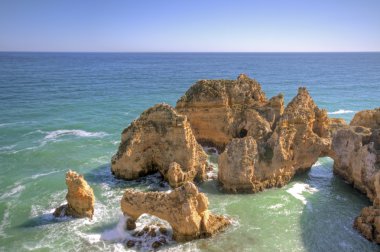 algarve Portekiz lagos yakınındaki güzel southcoast