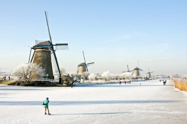 Winter in the Netherlands clipart