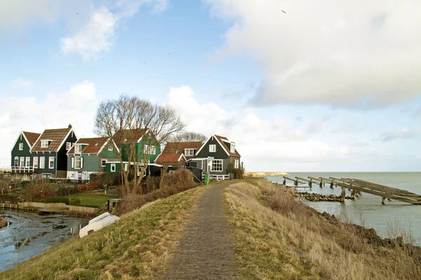 Wide view at the IJsselmeer — Stock Photo, Image