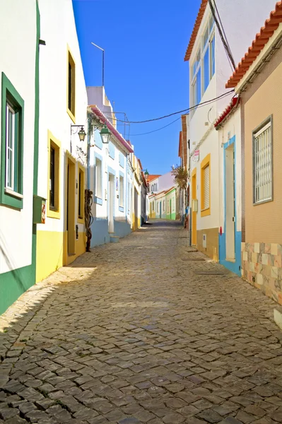 Paisagem de rua em Ferragudo Portugal — Fotografia de Stock