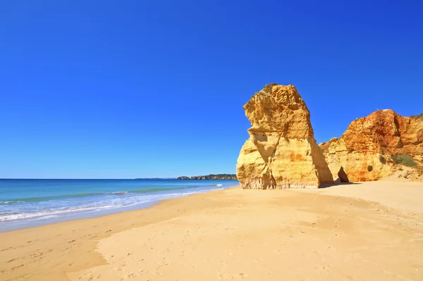 Natuurlijke rotsen van praia da rocha portugal — Stockfoto