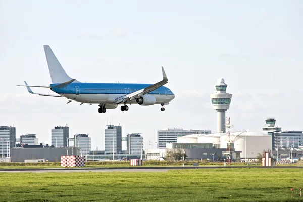 Letiště Schiphol v Nizozemsku — Stock fotografie