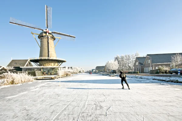 Invierno en Holanda — Foto de Stock