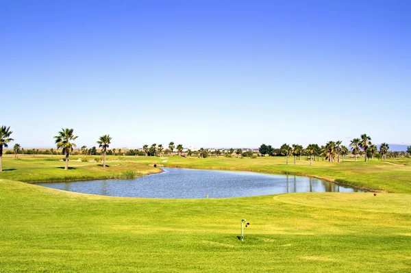 Golfplatz in der Algarve portugal — Stockfoto
