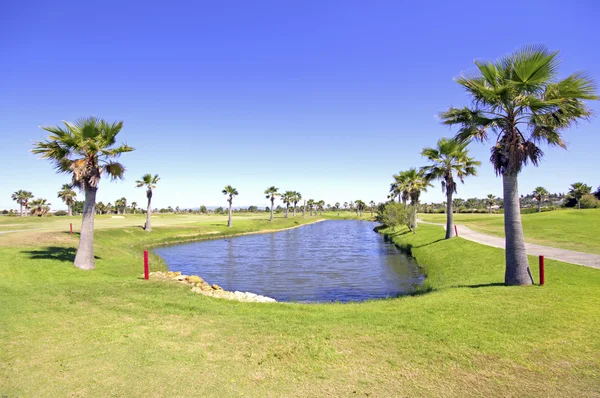 Campo de golf en el Algarve Portugal —  Fotos de Stock