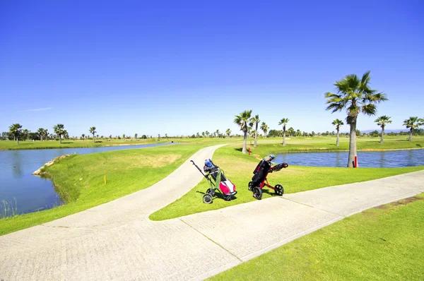 Поле для гольфу в Алгарве Португалії — стокове фото