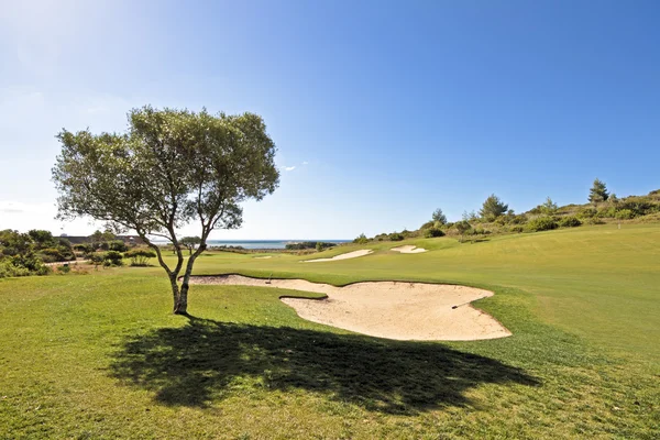 Terrain de golf en Algarve Portugal — Photo