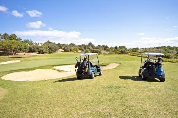 Campo de golfe no Algarve Portugal — Fotografia de Stock