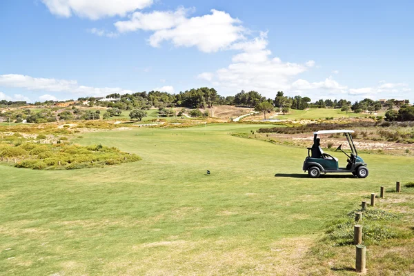 Golfplatz in der Algarve portugal — Stockfoto