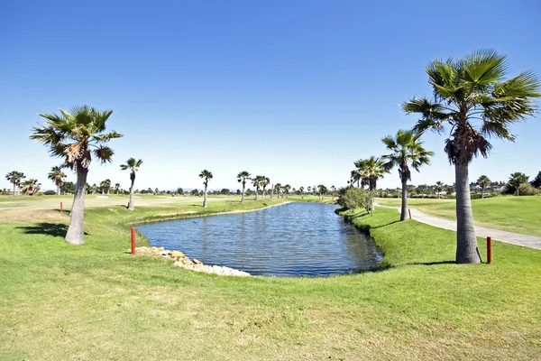 Campo de golf en el Algarve Portugal —  Fotos de Stock