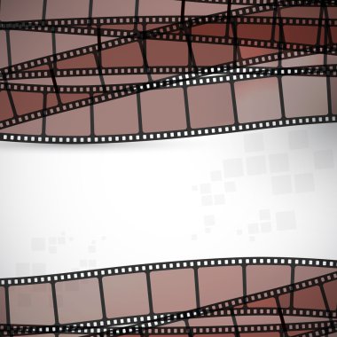 Filmstrip vector background clipart