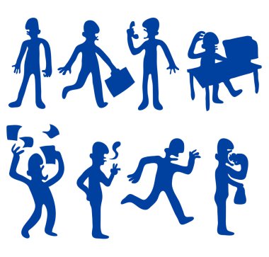 Human actions - set 1 clipart