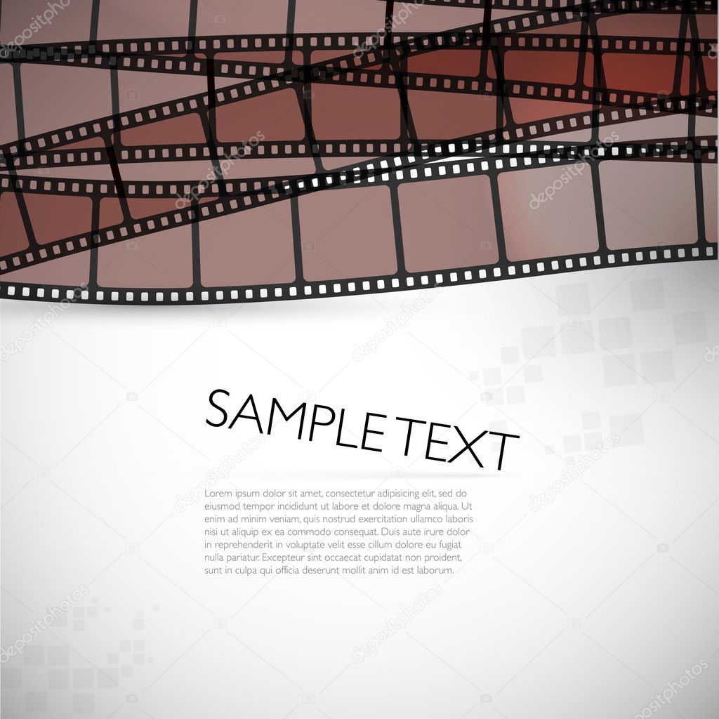 Filmstrip vector background