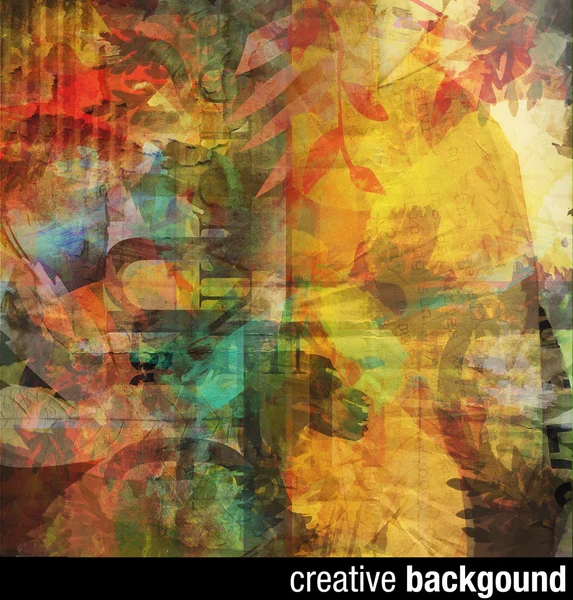 Creative collage background (make your own crop, it's big enough :) — Stock Photo, Image