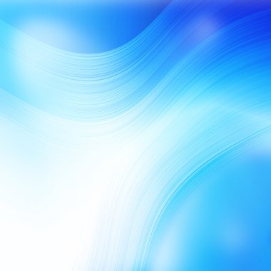 Blue abstract design