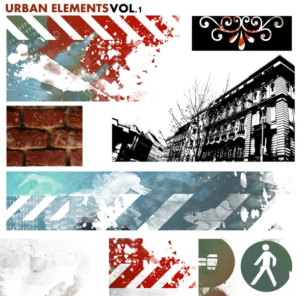 Urban design elements — Stock Photo, Image