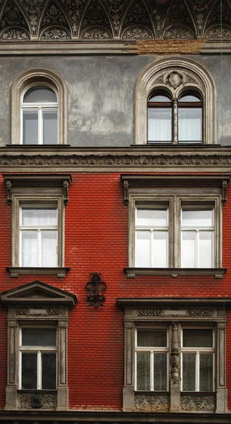 stock image Facade of old building