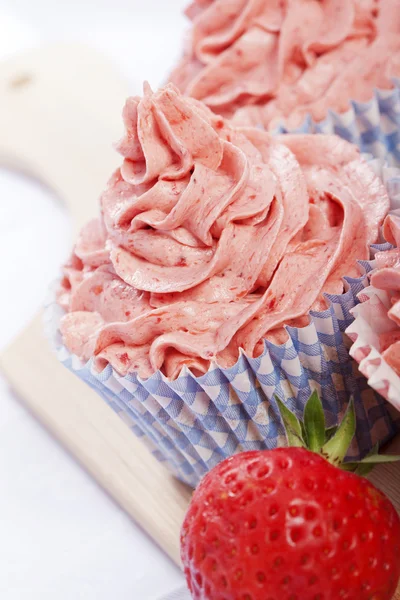 Cupcake alla fragola — Foto Stock