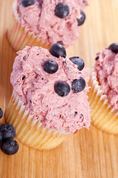Blueberry cupcake — Stock Photo, Image